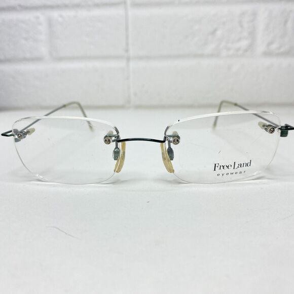 Freeland True Vintage 1980er Rimless Round Super‎ Classic Design 49-18 H2653
